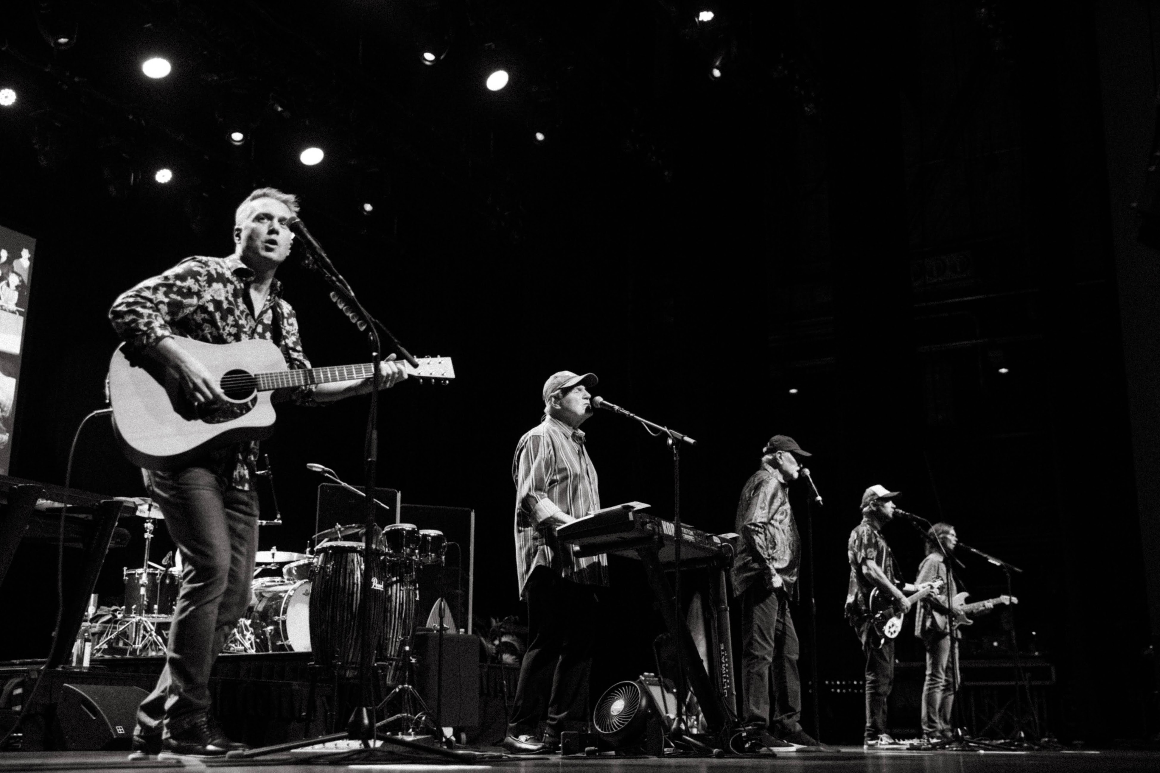 Brian Eichenberger performing with Mike Love, Bruce Johnston, and The Beach Boys touring band
